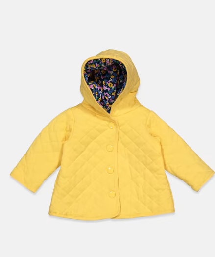 Reversible Yellow Rain Jacket -First Impressions Brand