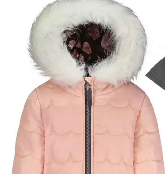 Light Pink Jacket with Grey Hat 3 Years-Weather Tamer Brand