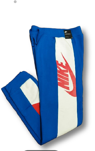 Blue and White Stripe Pant Large-Nike Brands